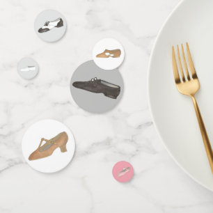 バレエジャズタップリリリカルアクロキャラクターダンスシューズ コンフェッティ