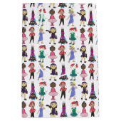 バレエジャズタップリリリトリアルアクロヒップホップダンスリサイタル ミディアムペーパーバッグ (正面)