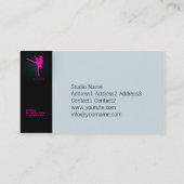 バレエスタジオ – 名刺 (裏面)