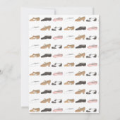 バレエスリッパダンスシューバースデーパーティーのリサイタル 招待状 (裏面)