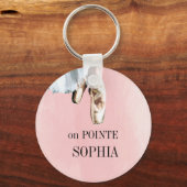 バレエスリッパーズポインテパーソナルピンク キーホルダー (正面)
