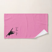 バレエタオルセットのエレガンス バスタオルセット (ハンドタオル)