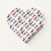 バレエタップジャズアクロヒップホップリリリカルダンス先生 ノートブック (裏面)