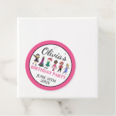 バレエタップジャズアクロリリリカルダンサー誕生日パーティー フェイバータグ (インサイチュ)