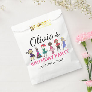 バレエタップジャズアクロリリリカルダンサー誕生日パーティー フェイバーバッグ