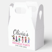 バレエタップジャズアクロリリリカルダンサー誕生日パーティー フェイバーボックス (オープン)