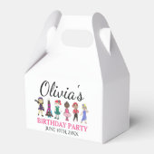 バレエタップジャズアクロリリリカルダンサー誕生日パーティー フェイバーボックス (正面サイド)