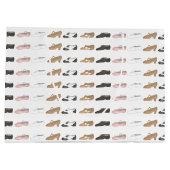 バレエタップジャズアクロリリリカルダンスシューズ抱き枕 ラージペーパーバッグ (裏面)