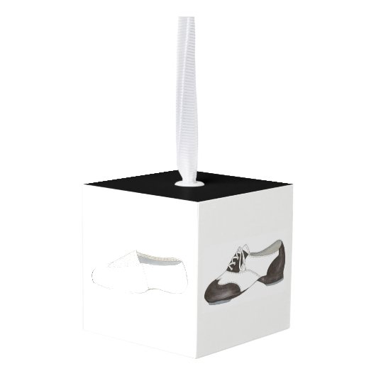 バレエタップジャズライリカルアクロダンススタジオ先生 キューブオーナメント (裏面アングル)