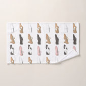 バレエタップジャズライリカルアクロダンススタジオ先生 バスタオルセット (ハンドタオル)