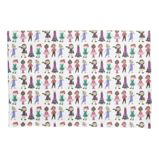 バレエタップジャズリリリカルAcro Ballerinaダンスクラス 枕カバー (正面)