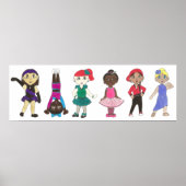 バレエタップジャズリリリックヒップホップアクロダンススタジオ ポスター (正面)