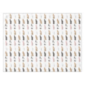 バレエタップジャズ叙情的ダンスシューズ・スタジオ・リサイタル テーブルクロス (正面(横))