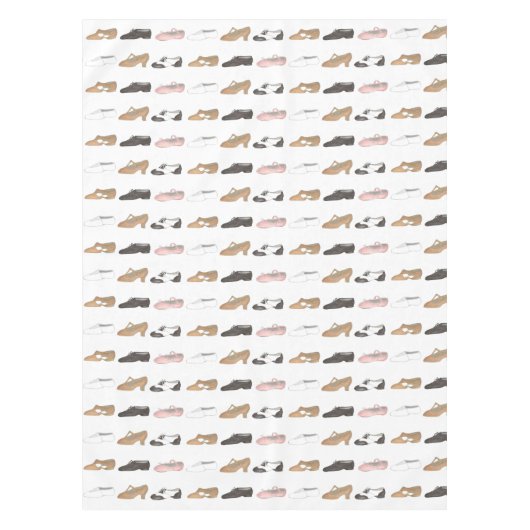 バレエタップジャズ叙情的ダンスシューズ・スタジオ・リサイタル テーブルクロス (正面)