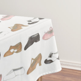 バレエタップジャズ叙情的ダンスシューズ・スタジオ・リサイタル テーブルクロス