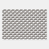 バレエタップジャズ踊りシューズダンス先生スタジオ ラッピングペーパーシート (正面2)