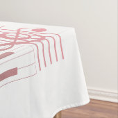 バレエダンサーがキーボードの上 テーブルクロス (インサイチュ)