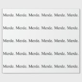 バレエダンサーのためのMerdeの包装紙 ラッピングペーパー (フラット)