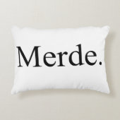 バレエダンサーのためのMerdeの枕-幸運 アクセントクッション (正面)