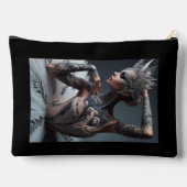 バレエダンサーのコスメティックバッグ アクセサリーポーチ (裏面)