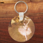 バレエダンサーのデガ絵画ススター キーホルダー (正面)