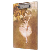 バレエダンサーのデガ絵画ススター クリップボード (左)