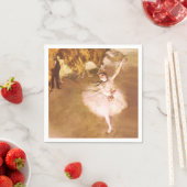 バレエダンサーのデガ絵画ススター スタンダードカクテルナプキン (インサイチュ)