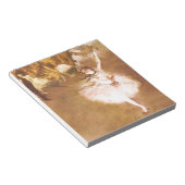 バレエダンサーのデガ絵画ススター ノートパッド (アングル)