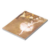 バレエダンサーのデガ絵画ススター ノートパッド (回転)