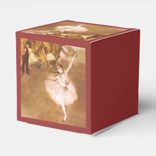 バレエダンサーのデガ絵画ススター フェイバーボックス (裏面サイド)