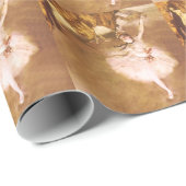 バレエダンサーのデガ絵画ススター ラッピングペーパー (ロールコーナー)