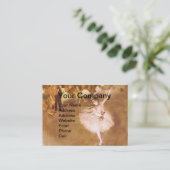 バレエダンサーのデガ絵画ススター 名刺 (スタンド正面)