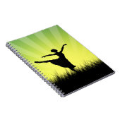 バレエダンサーのノート ノートブック (右側)