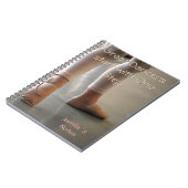 バレエダンサーのノート。 個人的ですばらしいダンサー ノートブック (左側)