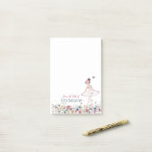 バレエダンサーのフローラ個人のポストイットノート ポストイット (デスク上)