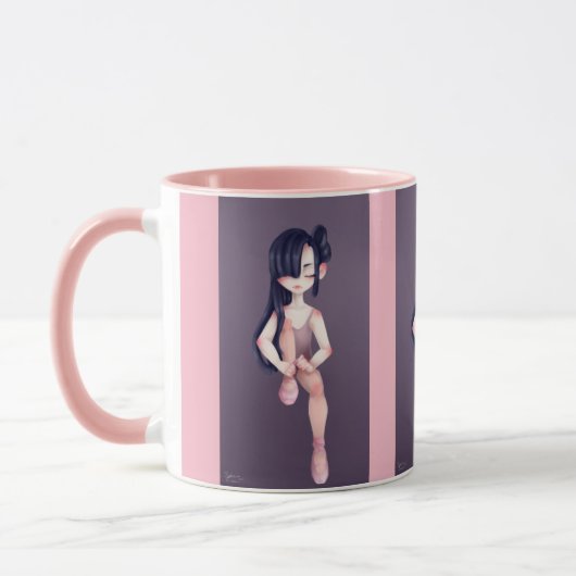 バレエダンサーのマグ マグカップ (左)