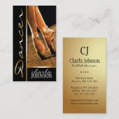 バレエダンサーの名刺 名刺 (正面/裏面)