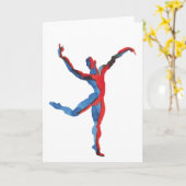 バレエダンサーの身振り カード (黄色い花)