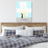 バレエダンサーの靴 キャンバスプリント (インサイチュ (寝室))