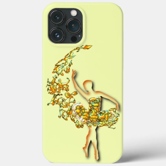 バレエダンサーガールバレリーナ Case-Mate iPhoneケース (裏面)