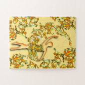 バレエダンサーガールパズルバレリナ絵画ズ ジグソーパズル (横)