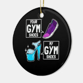 バレエダンサージムシューズ セラミックオーナメント (左)