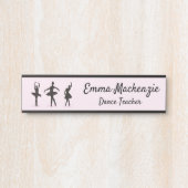 バレエダンサードア名プレートステーションサイン サインプレート (正面)
