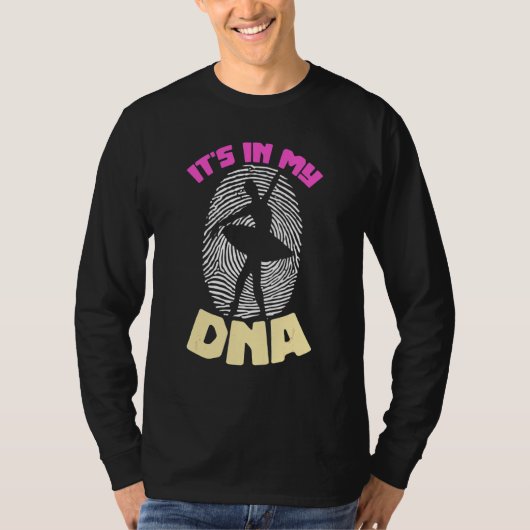 バレエダンサーバレリーナ楽しい Tシャツ (正面)