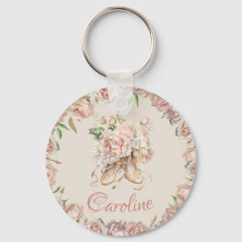 バレエダンサーピンクカスタムフローラ キーホルダー