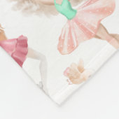 バレエダンサーフリースブランケット フリースブランケット (角)