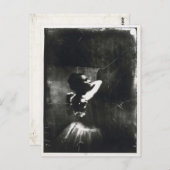 バレエダンサー付きエドガー・ガスはがき ポストカード (正面/裏面)