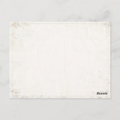 バレエダンサー付きエドガー・ガスはがき ポストカード (裏面)