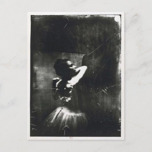 バレエダンサー付きエドガー・ガスはがき ポストカード (正面)