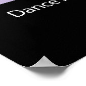 バレエダンサー引用文 コンテンポラリー ポスター (角)